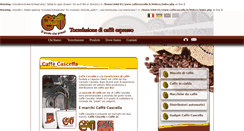 Desktop Screenshot of cialdacaffe.caffecascella.it
